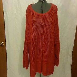 Long Sleeve Loose Knit Sweater
